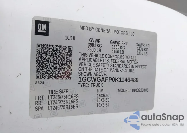 1GCWGAFP0K1146489: 42681347