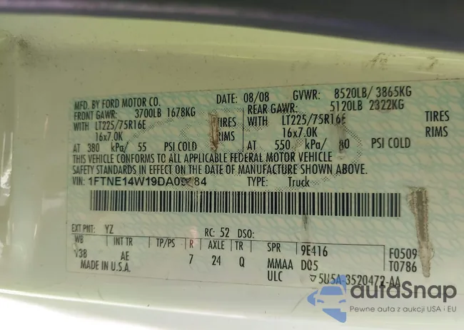 1FTNE14W19DA09484: 42681784