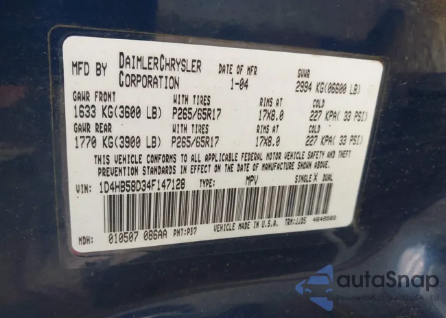 1D4HB58D34F147128: 42681003