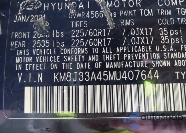 KM8J33A45MU407644: 42681125