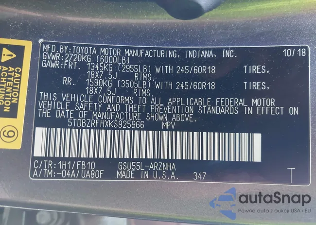 5TDBZRFHXKS925966: 42681137