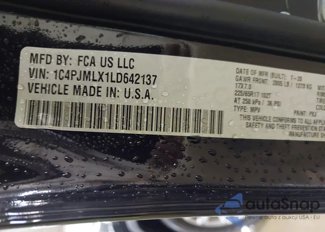 1C4PJMLX1LD642137: 42682841