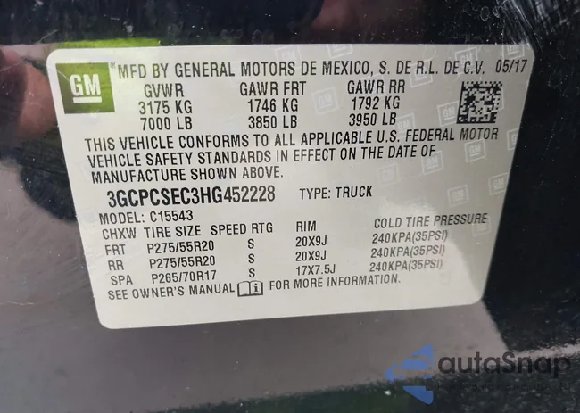 3GCPCSEC3HG452228: 42681974