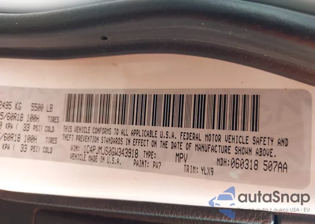 1C4PJMJS0GW343918: 42682012