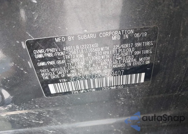 JF2SKACC6KH569407: 42682102