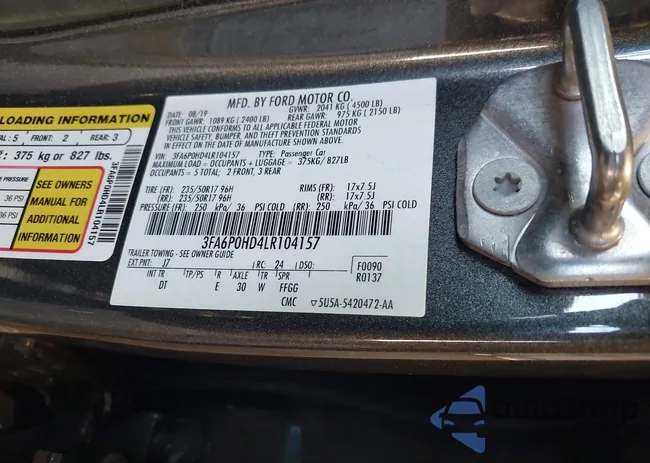 3FA6P0HD4LR104157: 42682158