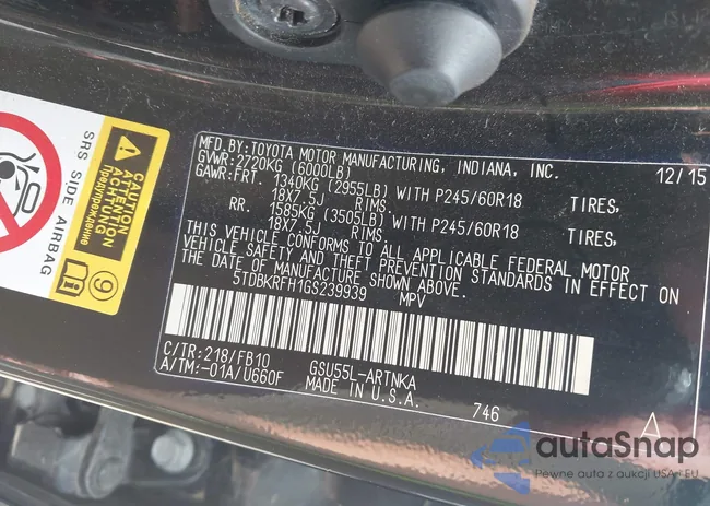 5TDBKRFH1GS239939: 42683811