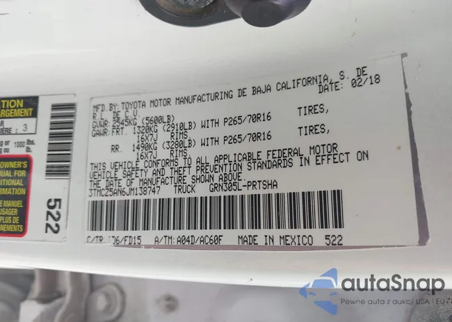 3TMCZ5AN6JM138747: 42684725