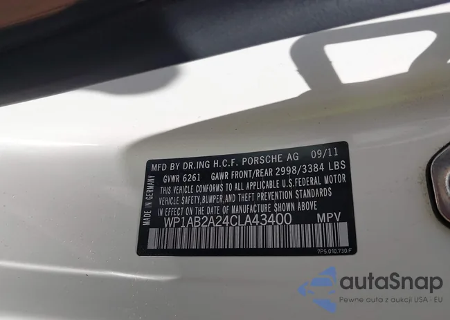 WP1AB2A24CLA43400: 42684014