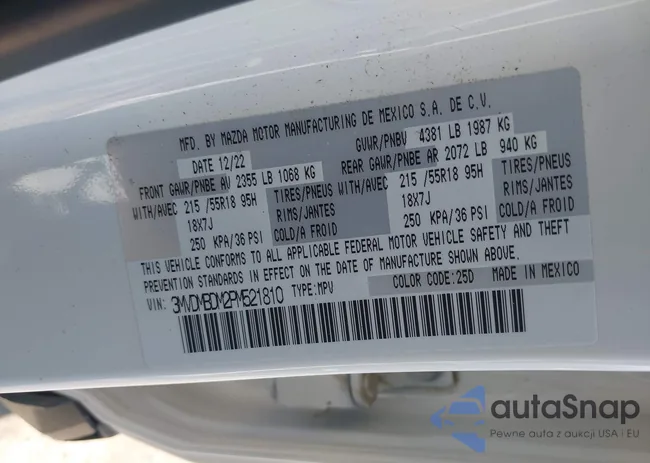 3MVDMBDM2PM521810: 42684059