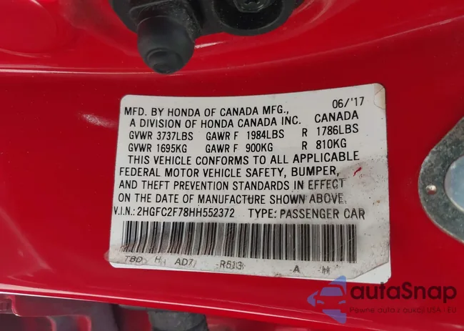 2HGFC2F78HH552372: 42684113