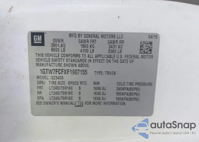 1GTW7FCFXF1907155: 42685341