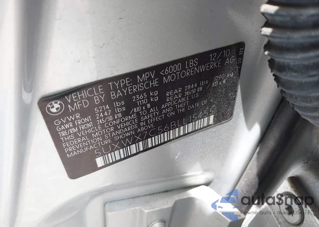 5UXWX7C56BLL15455: 42685501