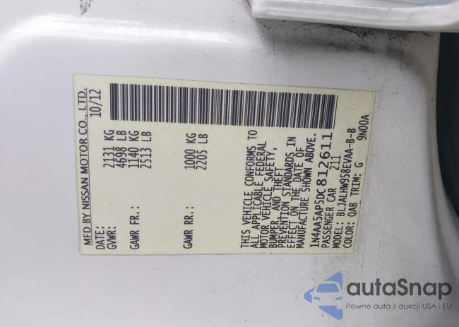 1N4AA5AP5DC812611: 42685505