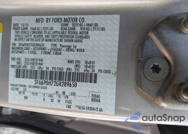 3FA6P0H72GR289650: 42685569