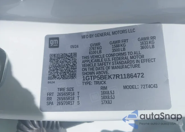 1GTP5BEK7R1186472: 42685607