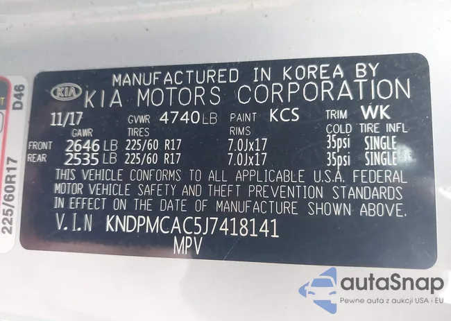 KNDPMCAC5J7418141: 42686450