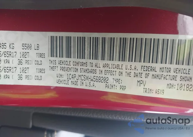 1C4PJMCSXHW568202: 42686478