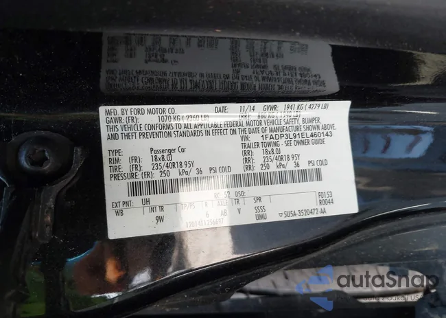 1FADP3L91EL460143: 42686603