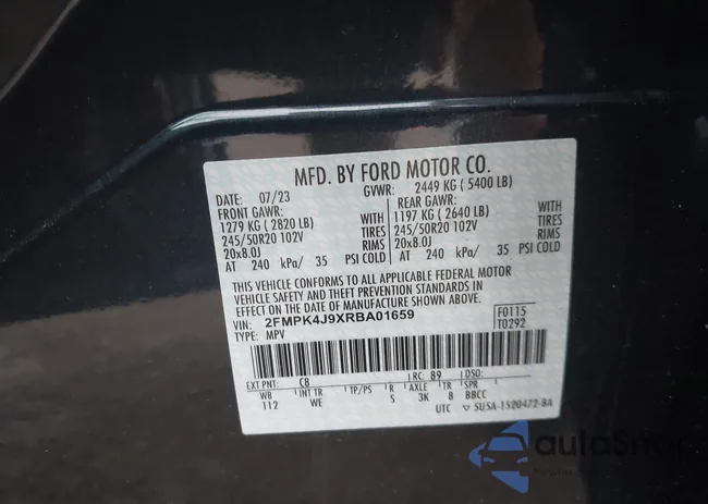 2FMPK4J9XRBA01659: 42686788