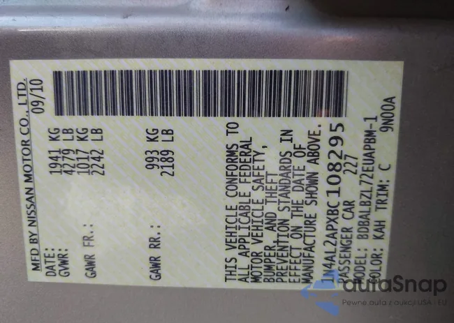 1N4AL2APXBC108295: 42686817