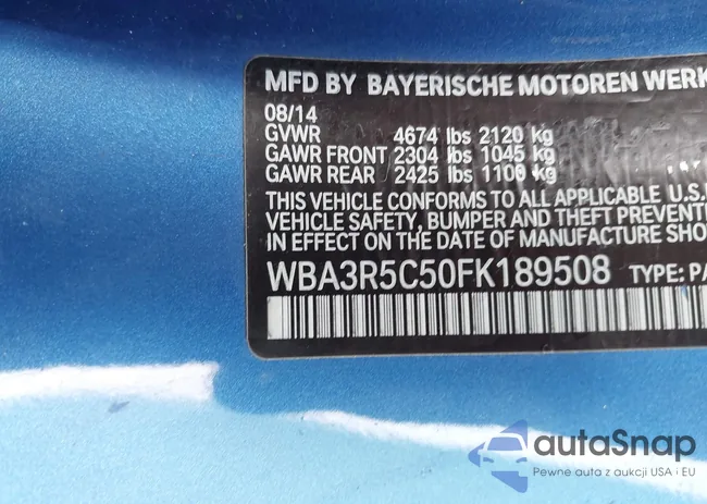 WBA3R5C50FK189508: 42685917