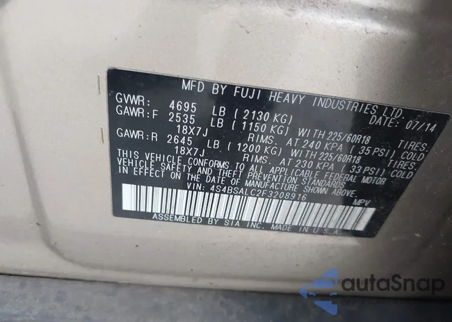 4S4BSALC2F3208916: 42686170