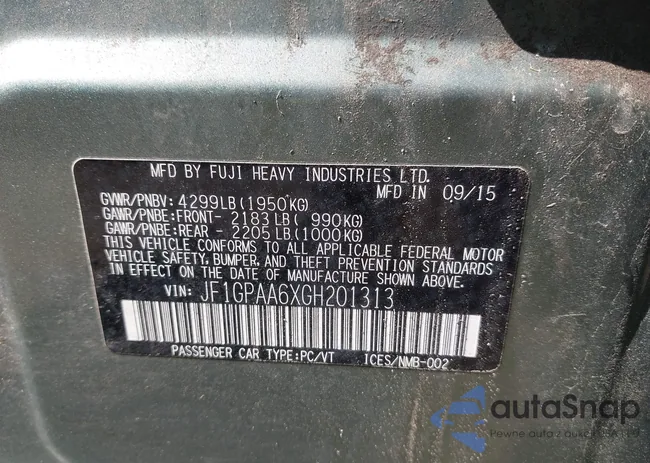 JF1GPAA6XGH201313: 42686268