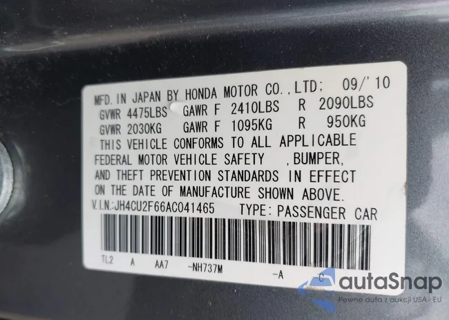 JH4CU2F66AC041465: 42687298