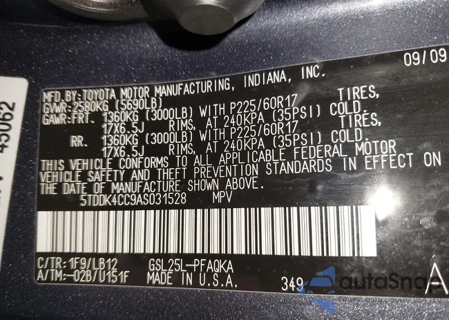 5TDDK4CC9AS031528: 42687544