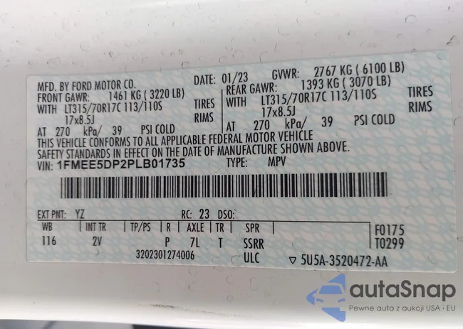 1FMEE5DP2PLB01735: 42687705