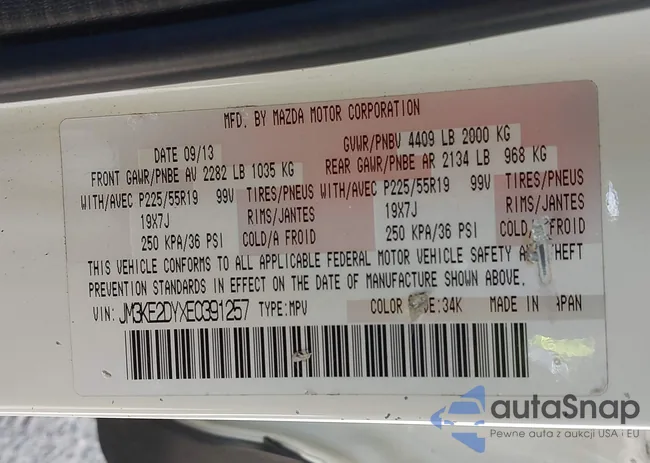 JM3KE2DYXE0391257: 42686887