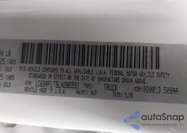 1C6SRFLT5LN285591: 42686951