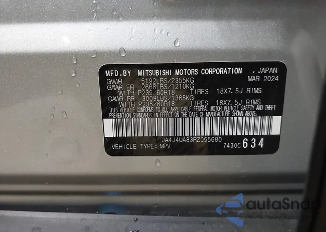 JA4J4UA83RZ055680: 42686957