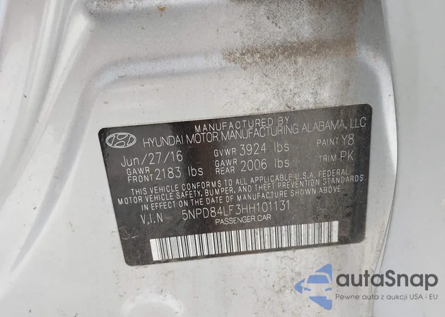 5NPD84LF3HH101131: 42686995