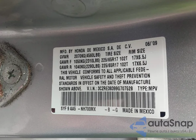 3CZRE38399G707528: 42687036