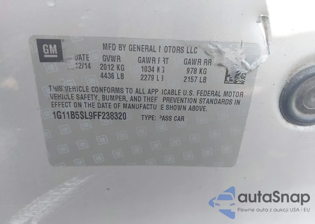 1G11B5SL9FF238320: 42687096