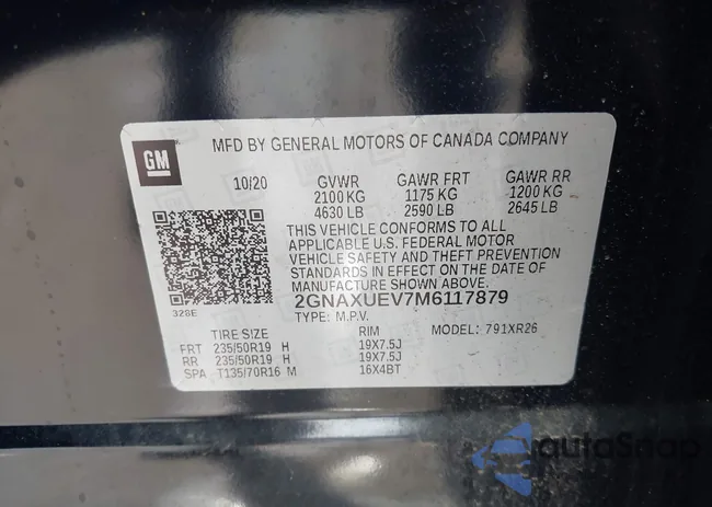 2GNAXUEV7M6117879: 42687171