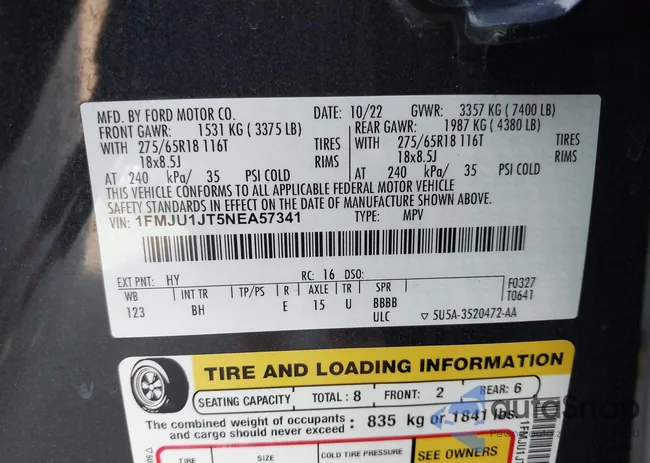 1FMJU1JT5NEA57341: 42688355