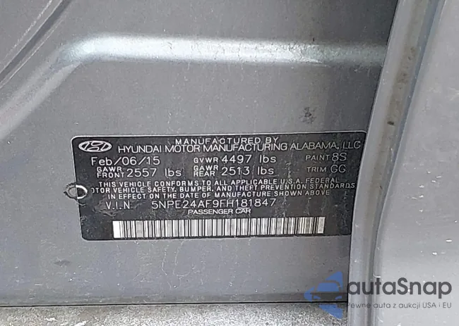 5NPE24AF9FH181847: 42688371