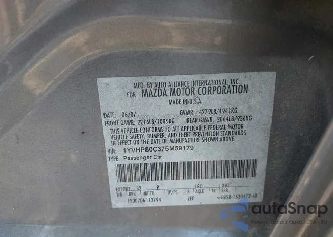 1YVHP80C375M59179: 42688390