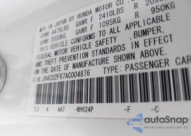 JH4CU2F67AC004876: 42688530