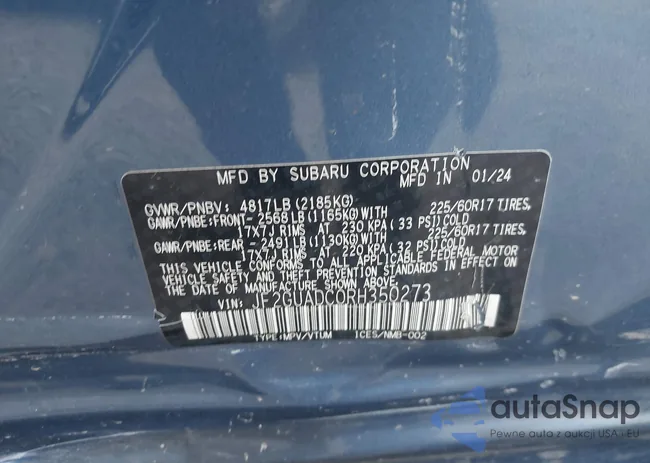 JF2GPBKC5EH317439: 42688620