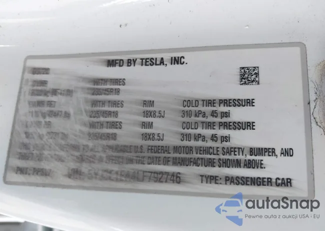 5YJ3E1EA4LF792746: 42688700