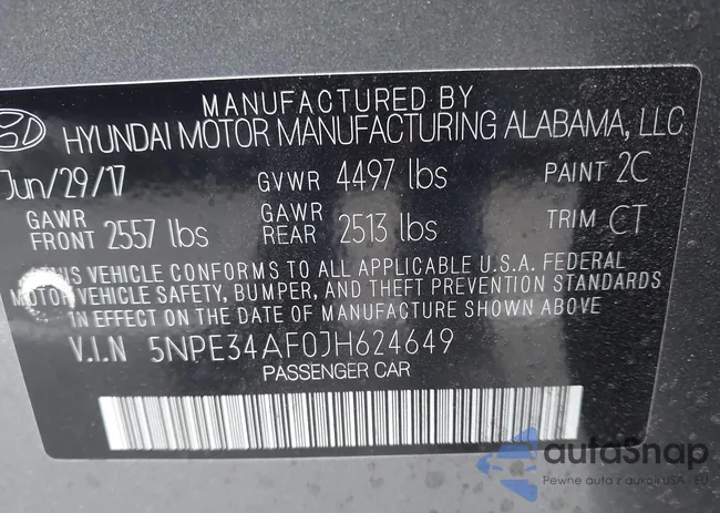 5NPE34AF0JH624649: 42688712