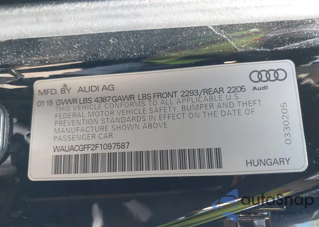 WAUACGFF2F1097587: 42688795