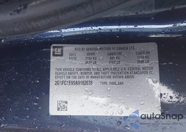 2G1FC1EV9A9182678: 42688820