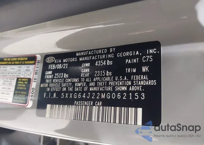 5XXG64J22MG062153: 42687898