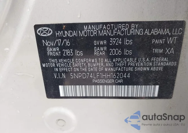 5NPD74LF1HH162044: 42687919