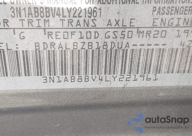 3N1AB8BV4LY221961: 42687980